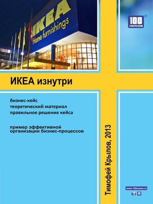 cover image of ИКЕА изнутри (бизнес-кейс)